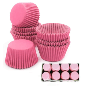 PIROTIN CUPCAKES Nº8 LISO PL 10 ROSA x510 M-PACK