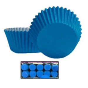 PIROTIN CUPCAKES Nº10 LISO  PL11 AZUL x510 M-PACK