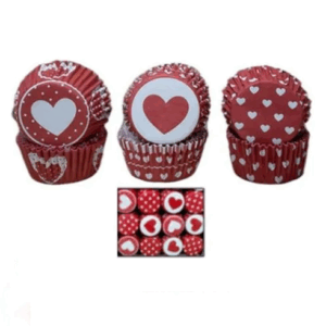PIROTIN CUPCAKE Nº10 CORAZONES COMPOSE (CONVIDA) CAJA x500