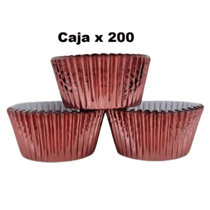 PIROTIN CUPCAKE Nº10 METALIZADO ROSA GOLD (M-PACK) x200 PM1
