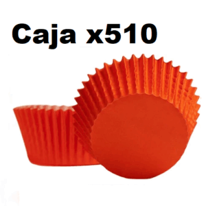 PIROTIN CUPCAKES Nº10 LISO PL9 ROJO x510 M-PACK