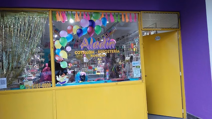 Cotillon aladin reposteria y papelera