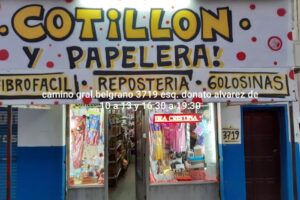 Cotillon y papelera Cristina