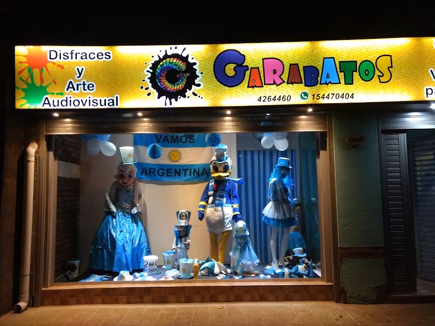 Garabatos Disfraces Cotillón