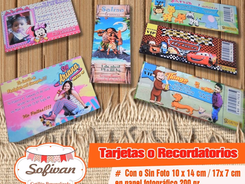 Sofivan Cotillon Personalizado